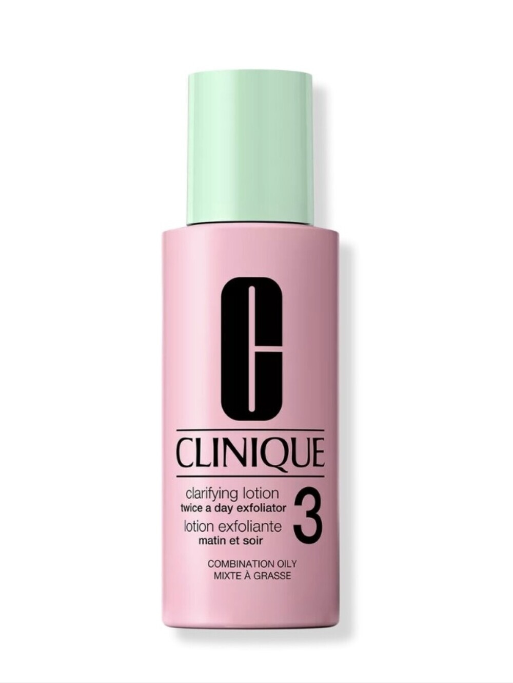 Clinique Clarifying Lotion Twice a Day Exfoliator, For Skin 3, 2oz, New